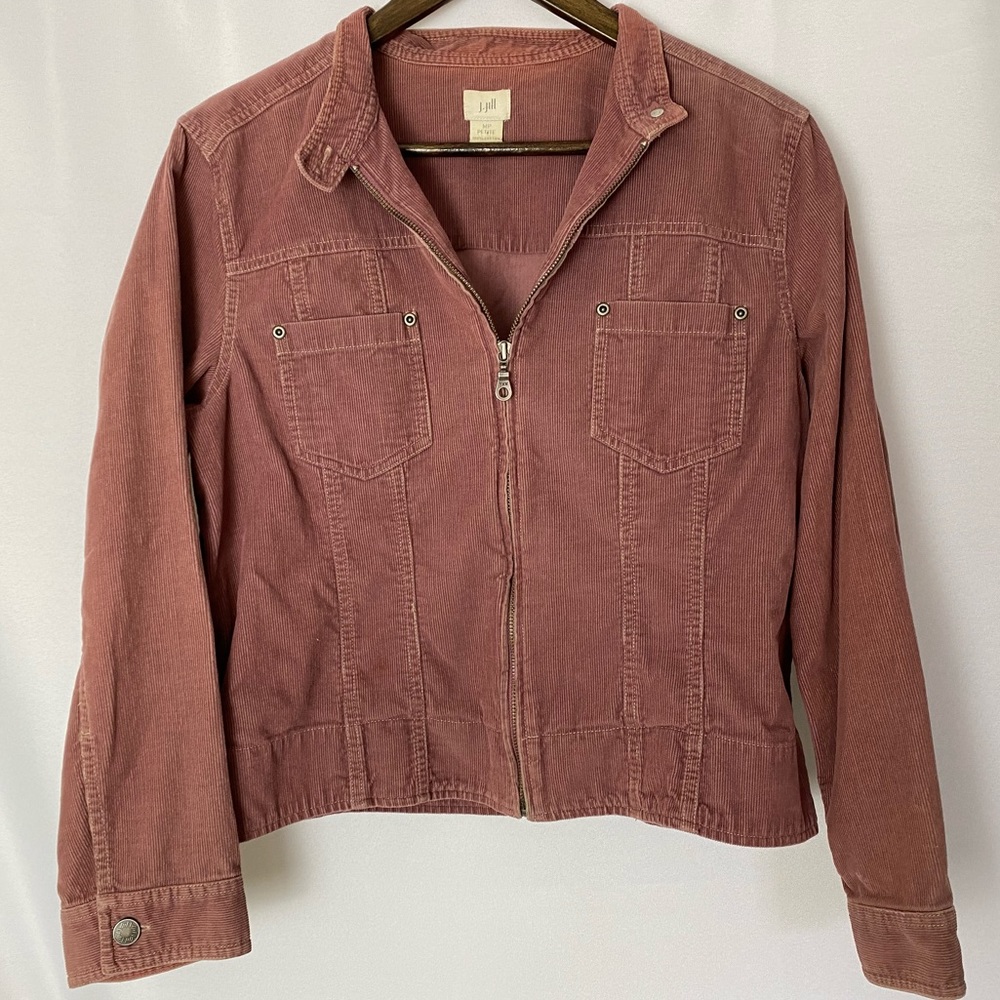 Mauve Corduroy Jean Jacket